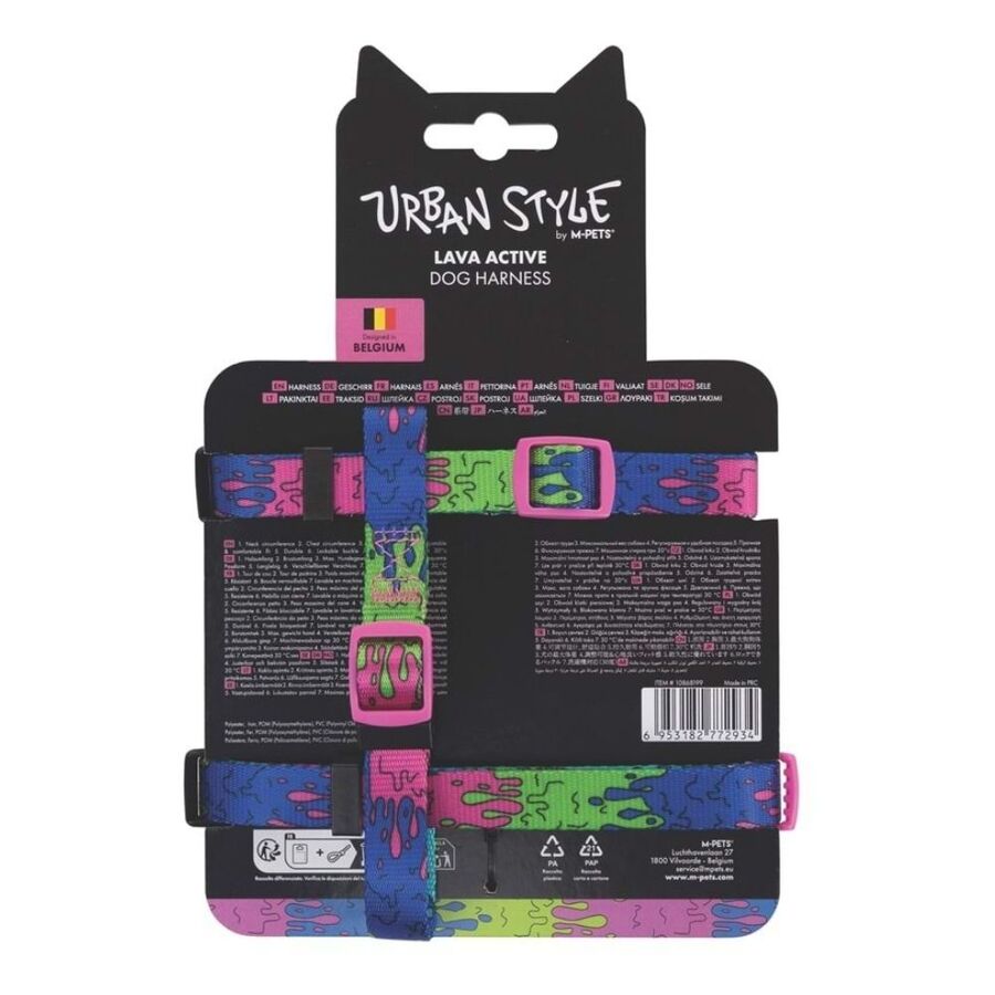 M-Pets Urbanstyle Lava Active Dog Harness XS