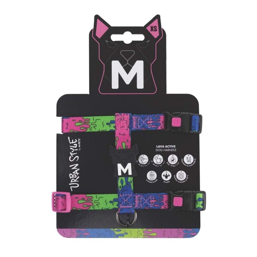 M-Pets Urbanstyle Lava Active Dog Harness XS