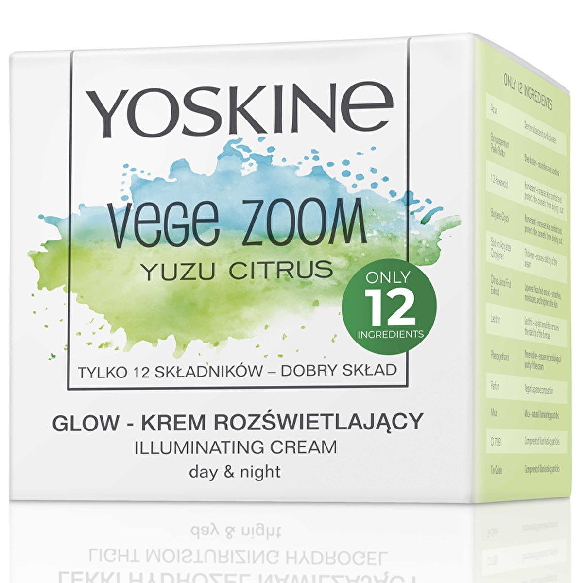 Yoskine Vege Zoom Illuminating Day & Night Cream 50ml - Hydrating