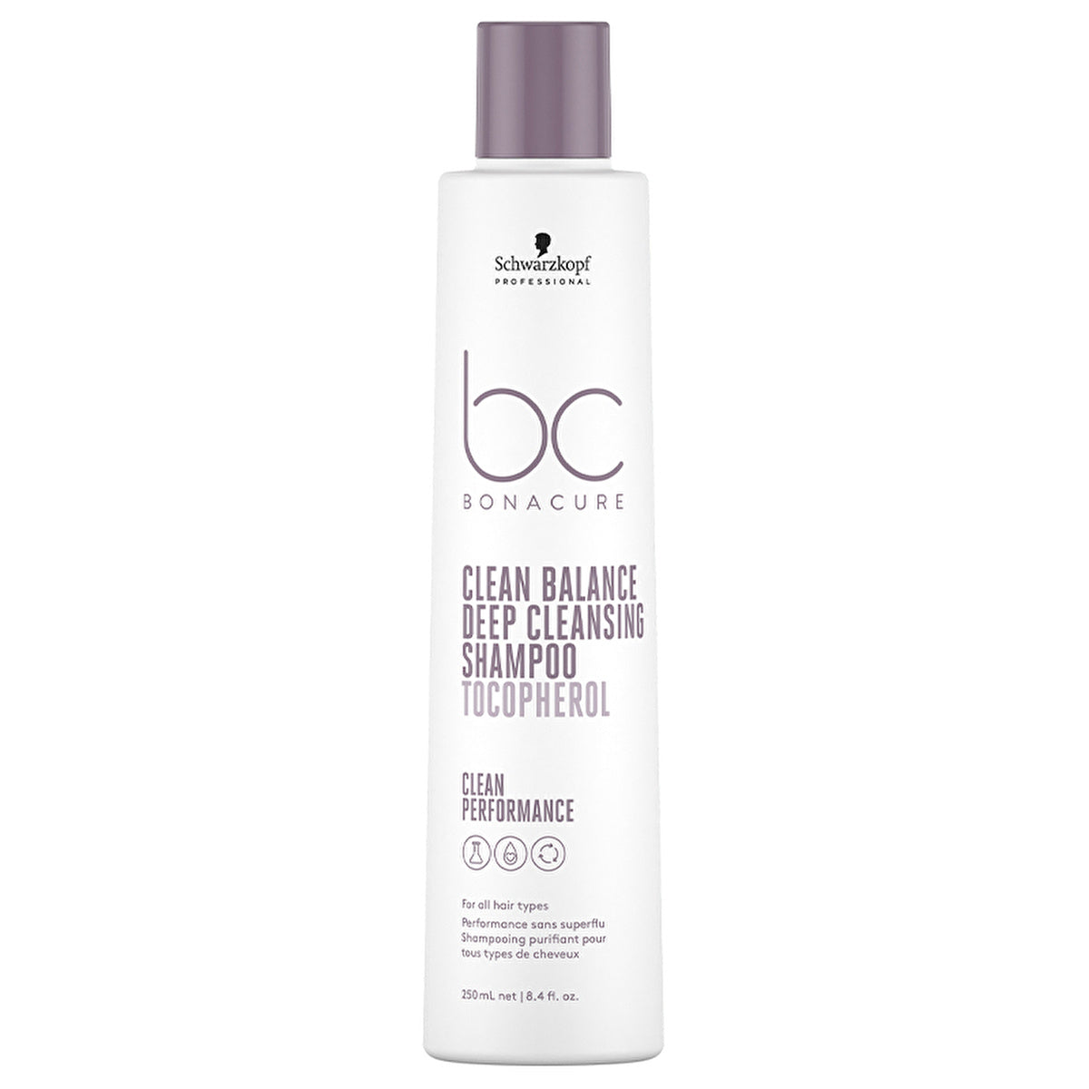 Bonacure Clean Deep Cleansing Shampoo 250ml - Vegan Formula | SLS-Free - Image #1