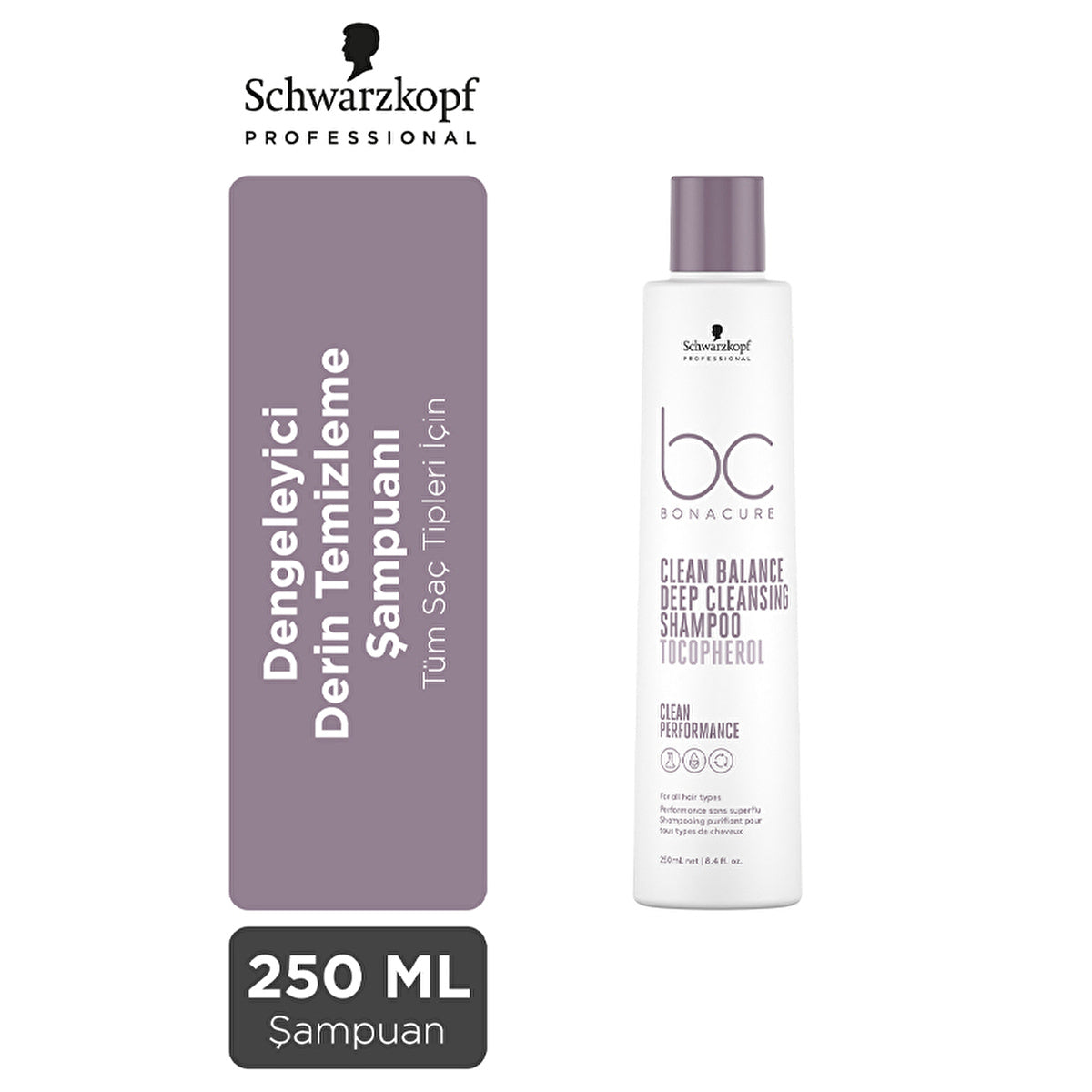 Bonacure Clean Deep Cleansing Shampoo 250ml - Vegan Formula | SLS-Free - Image #5