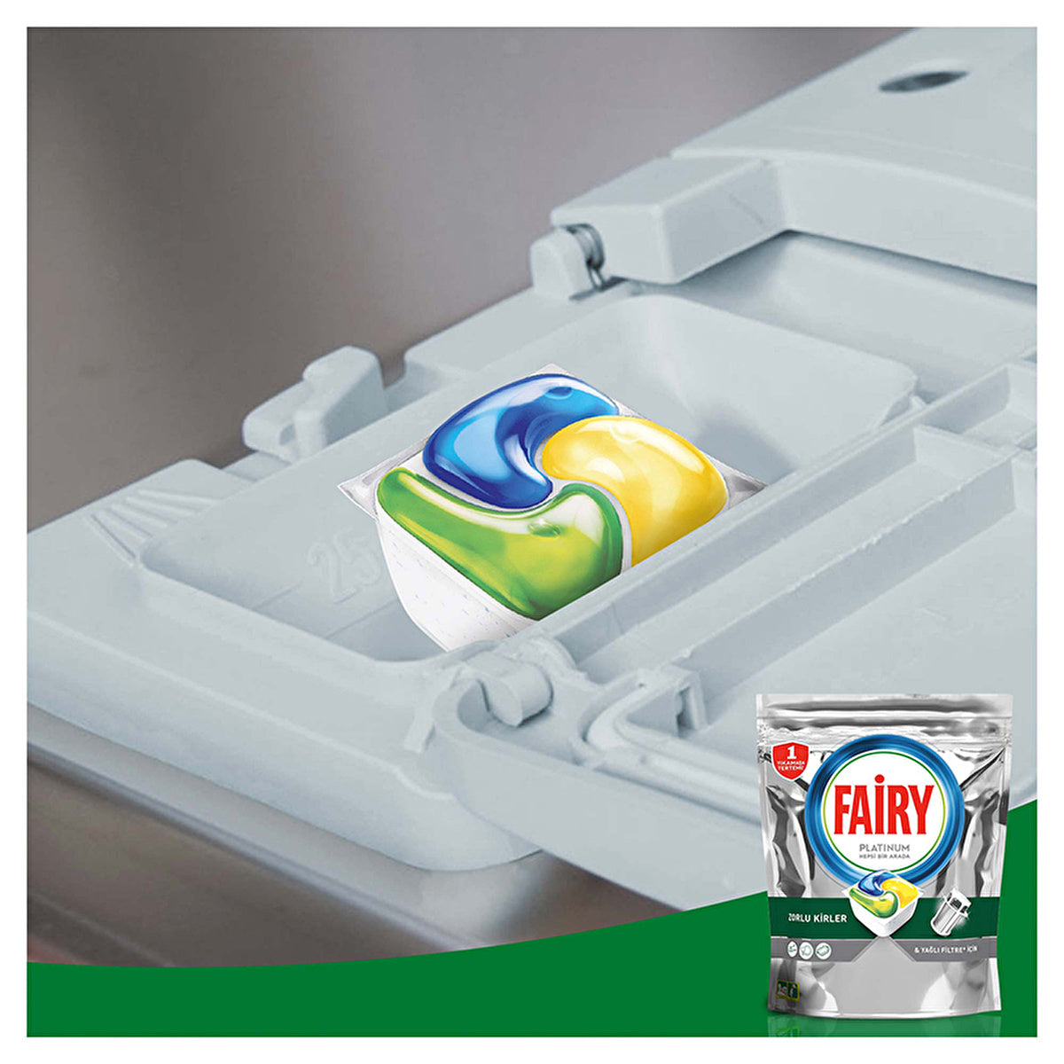 Fairy Platinum Dishwasher Detergent Tablets - Lemon Scent | 43 Washes