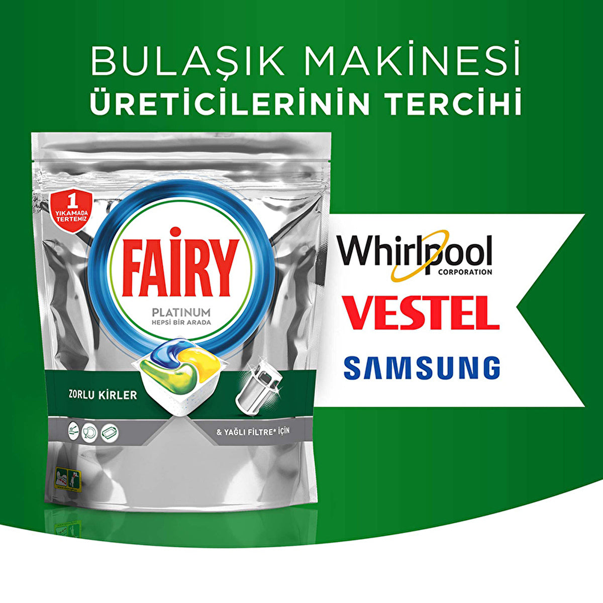 Fairy Platinum Dishwasher Detergent Tablets - Lemon Scent | 43 Washes