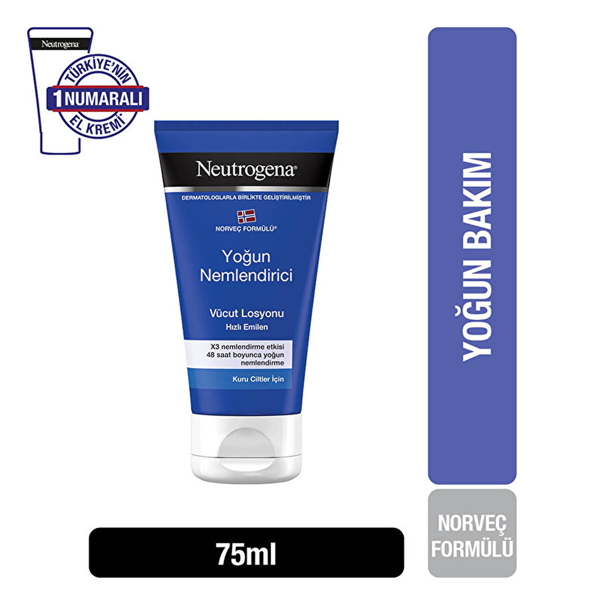 Neutrogena Intense Moisturizing Body Lotion 75ml - Light Formula | Hydration