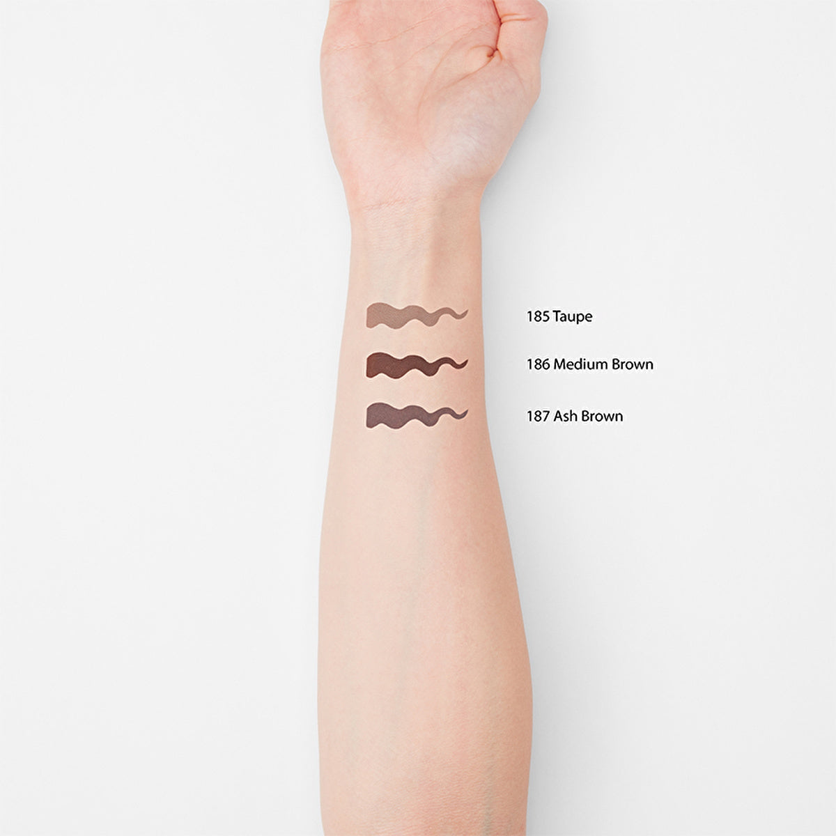 LYKD Brow Pencil 185 Taupe - Soft Tip for Natural Finish | High Pigment