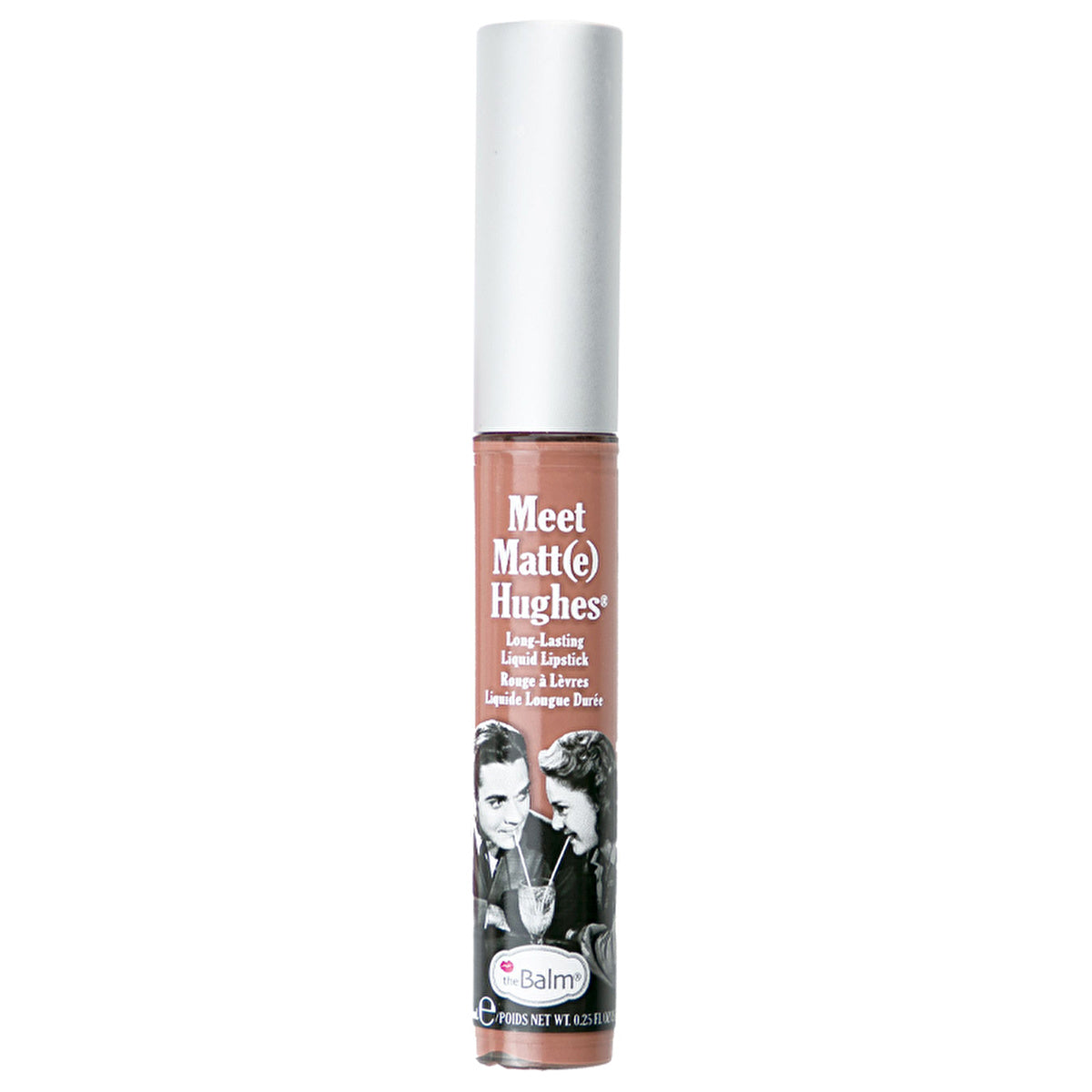 theBalm Meet Matt(e) Hughes Liquid Matte Lipstick Humble - Long-Lasting Color | Soft Finish - Image #1