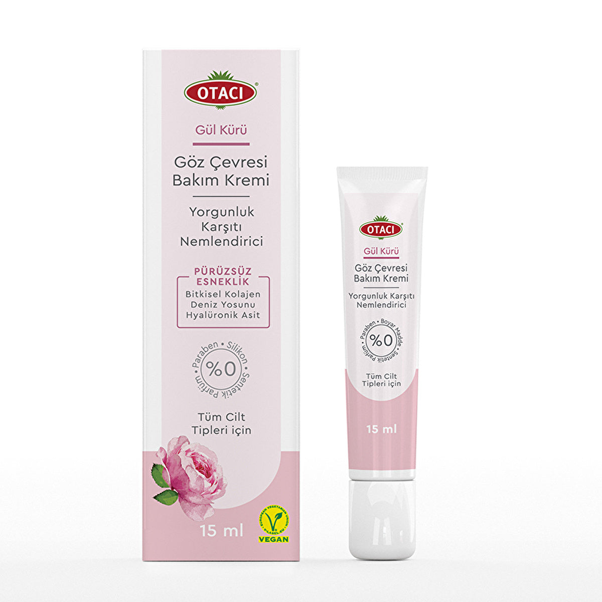 Otaci Rose Eye Care Cream 15ml - Natural Ingredients | Vegan