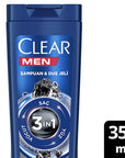 Clear Men 3-in-1 Charcoal Shampoo & Shower Gel: Deep Clean, Fight Dandruff, & Simplify Your Routine - 11.83 fl oz Clear Men 3-in-1 Charcoal Shampoo: Cleanse, Dandruff Control 3 in 1 shampoo shower gel, men's shampoo, charcoal shampoo, anti dandruff shampoo, 3 in 1 body wash, men's grooming, deep cleansing shampoo, shampoo for oily hair, 3-in-1, shampoo, shower gel, body wash, charcoal, anti-dandruff, deep cleansing, oily hair, men's personal care, men's hygiene, grooming, daily use, convenient, time-saving,