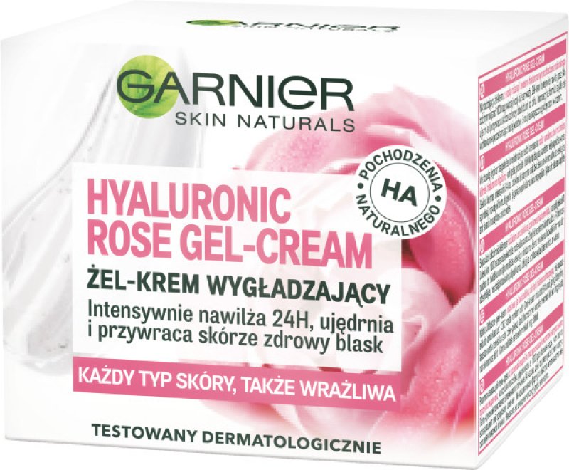 Garnier Hyaluronic Rose Gel Cream jar