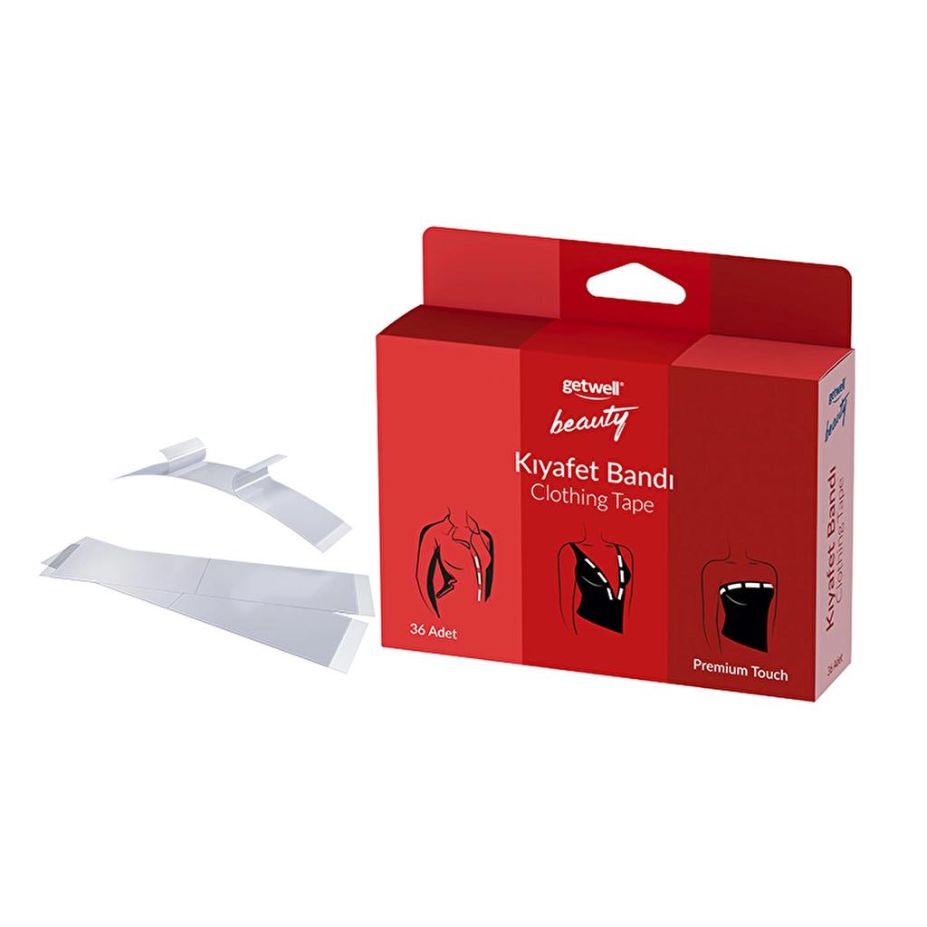Getwell Double-Sided Fashion Tape for Secure Clothing Hold - 36 Strips