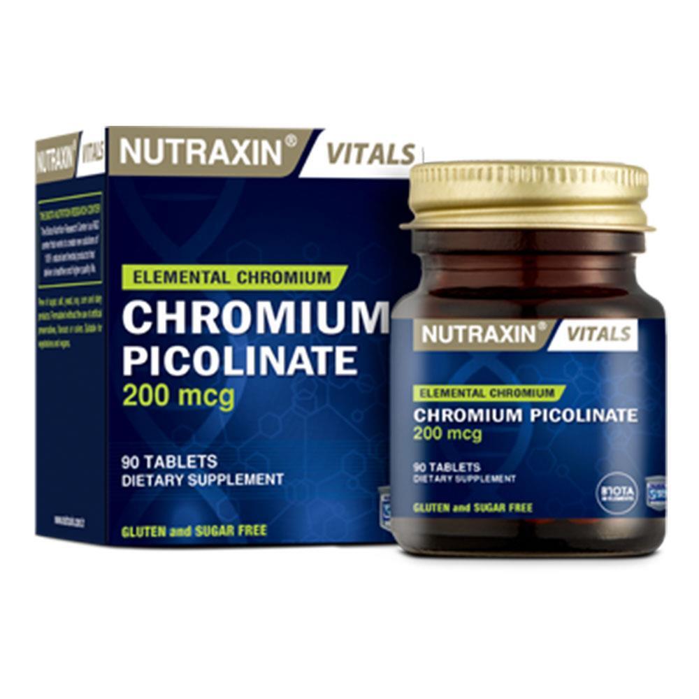 nutraxin chromium picolinate 200 mcg 90 tablets bottle, chromium picolinate dietary supplement tablets Nutraxin Chromium Picolinate 200 mcg - 90 Tablets Nutraxin Chromium Picolinate 200 mcg - 90 Tablets nutraxin, chromium-picolinate, dietary-supplement, health-supplements, weight-management, blood-sugar-support, vitamins-and-minerals, healthy-living, ai-generated, natural-supplement