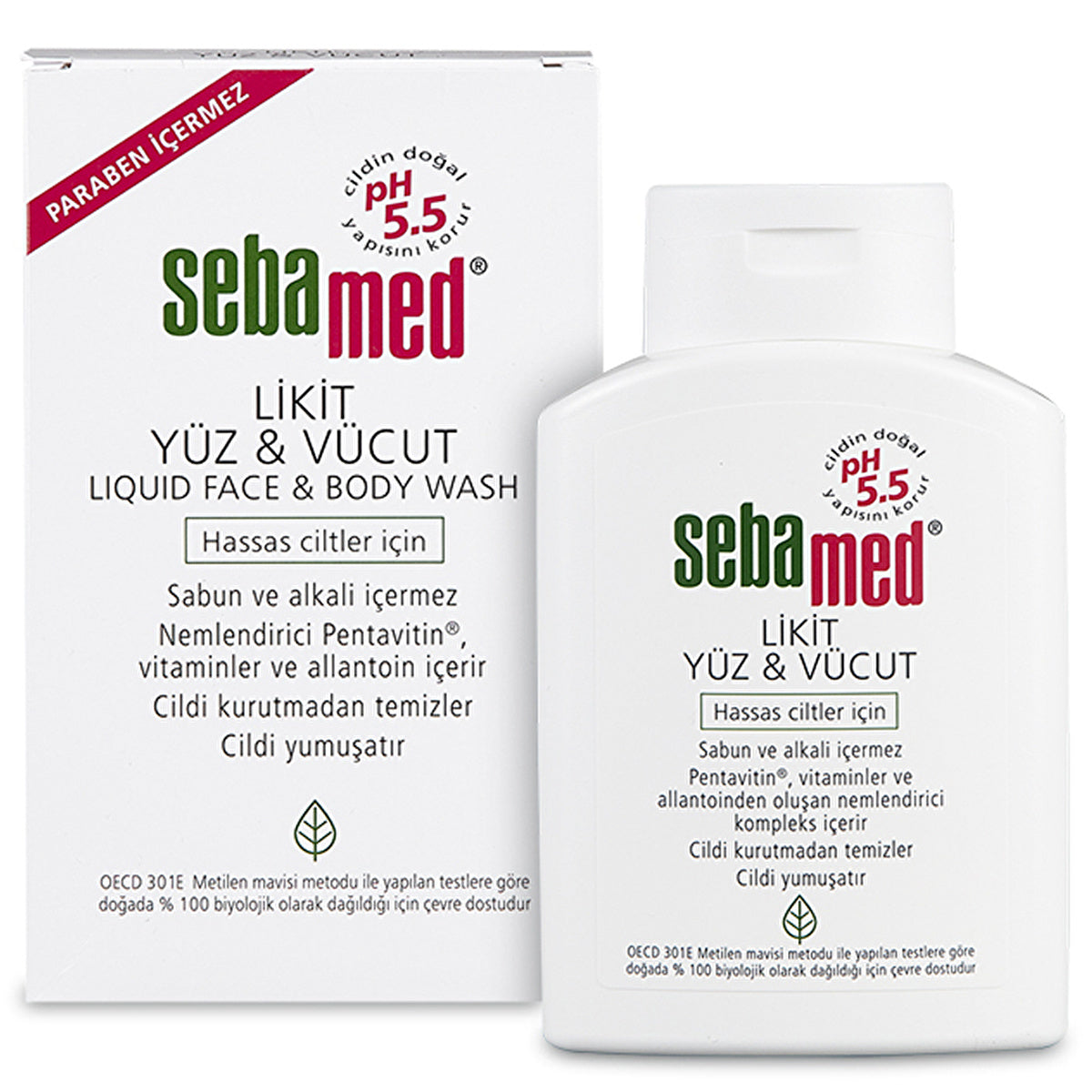 Sebamed Liquid Face & Body Cleanser 200ml - pH 5.5 | Gentle Formula