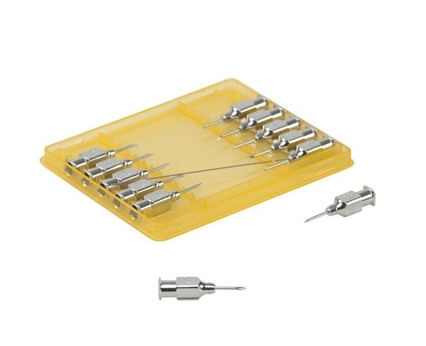 Kruuse Vet Stainless Steel Luer-Lock Needles 19G x 3/8 12-Pack