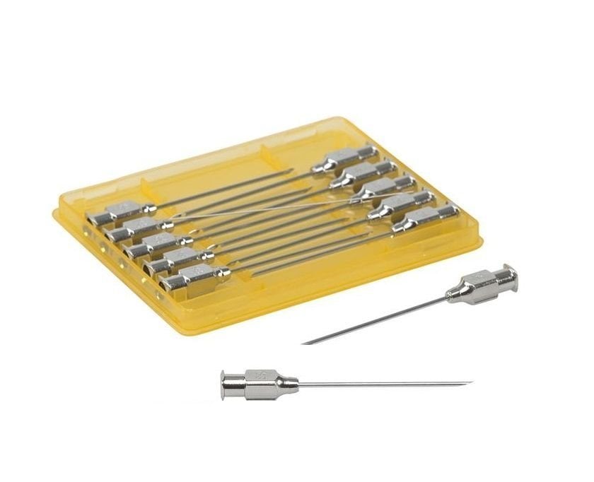 Kruuse Vet Injector Needles Stainless Steel 18G x 1.5 12pk