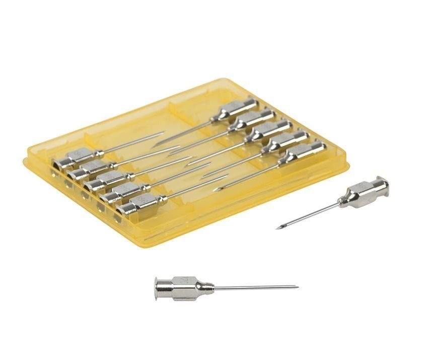 Kruuse Vet Injector Needles Durable Luer-Lock 18G x 1 12pk