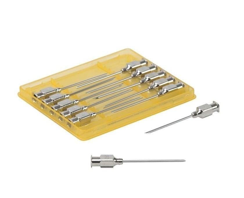 Kruuse Vet Injector Needles Luer-Lock 17G x 1.3/8 12 Pack