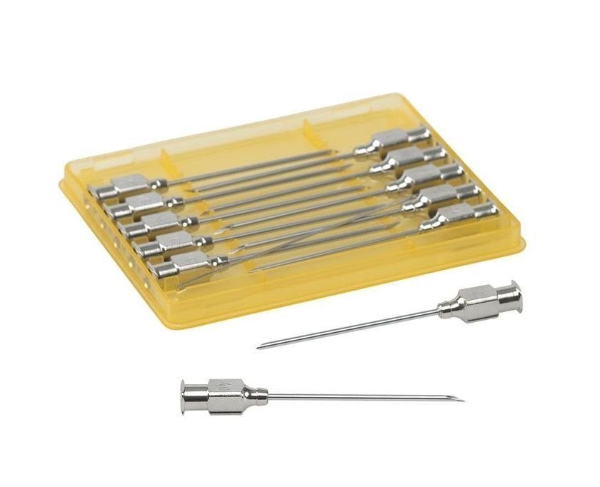 Kruuse Vet Injector Needles Stainless Steel 17G x 1.5 12-Pack