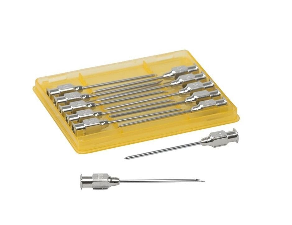 Kruuse Vet Injector Needles 16G x 1.5 Durable Stainless Steel 12pk