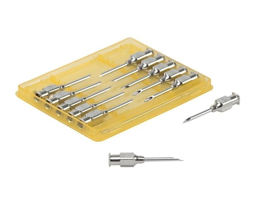 Kruuse Vet Injector Needles 2.0x20mm Stainless Steel 12 Pack