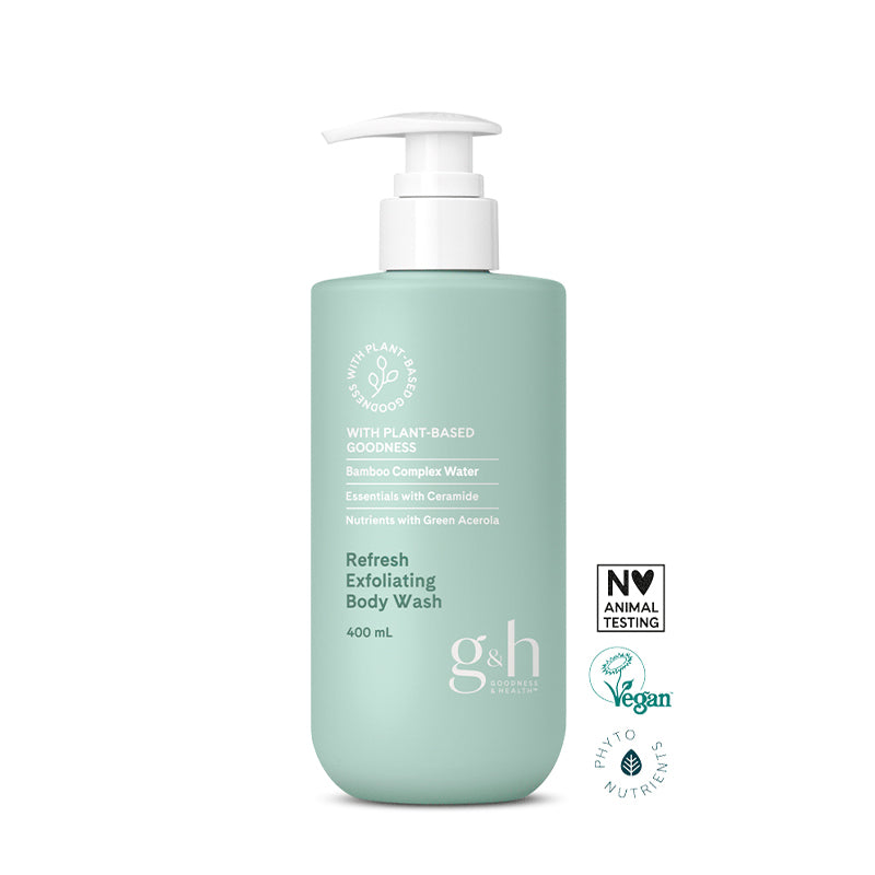 G&H Refresh Exfoliating Body Wash, 400 ml