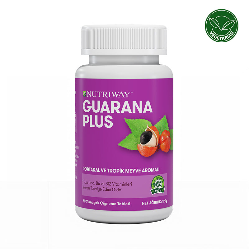 Nutriway Guarana Plus Tropical Fruit & Orange, 60 Tablets