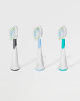Glister Multi-Action Electric Toothbrush Replacement Heads, 3-Pack