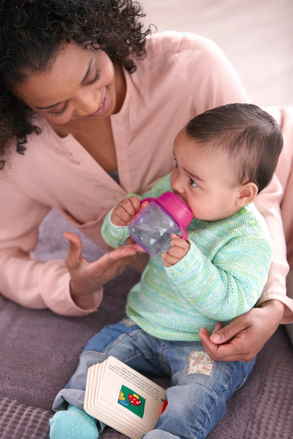 Philips Avent Trainer Sippy Cup Leak-Resistant Purple 200 ml