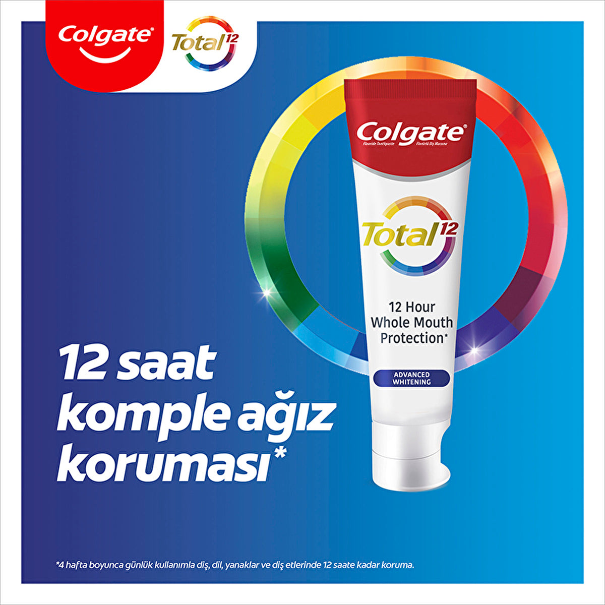 Colgate Total Advanced Whitening Toothpaste 75ml - Fresher Smile - Image #1