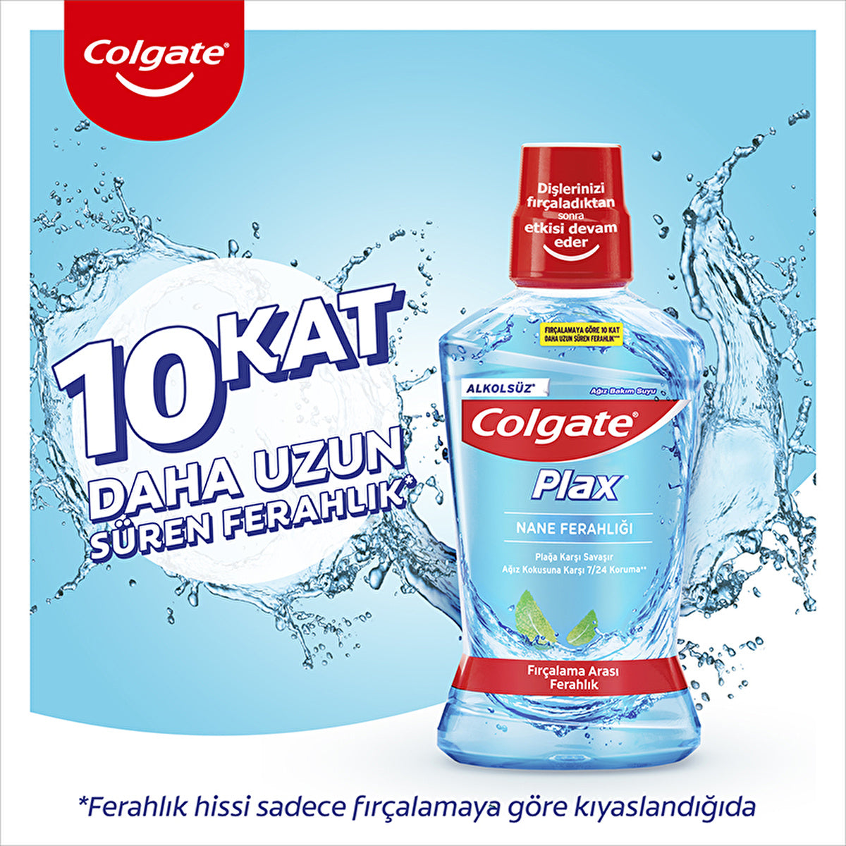 Colgate Plax Mouthwash Mint Freshness 500ml - Fluoride Protection