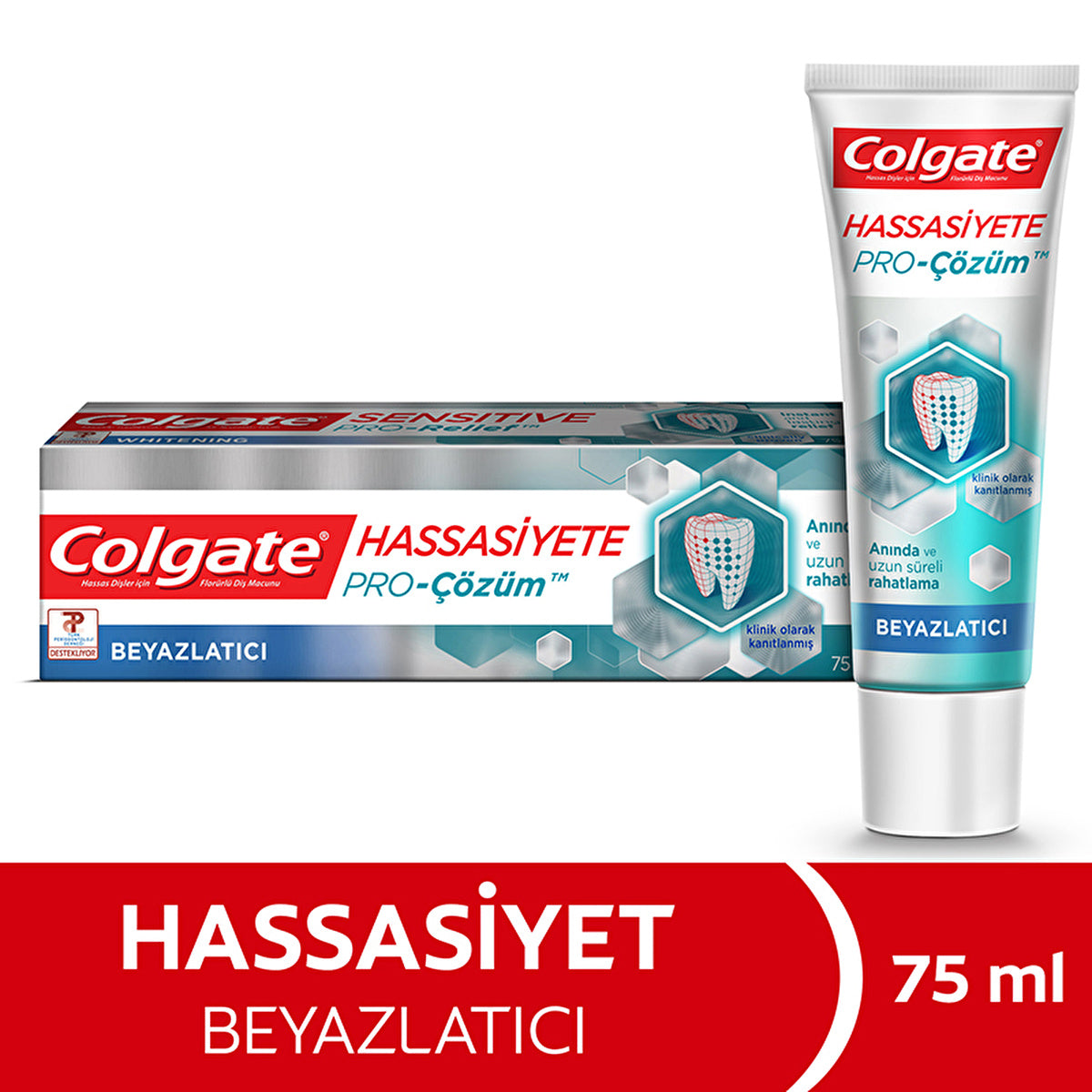 Colgate Sensitive Pro-Solution Whitening Toothpaste 75ml - Gentle Formula | Oral Care