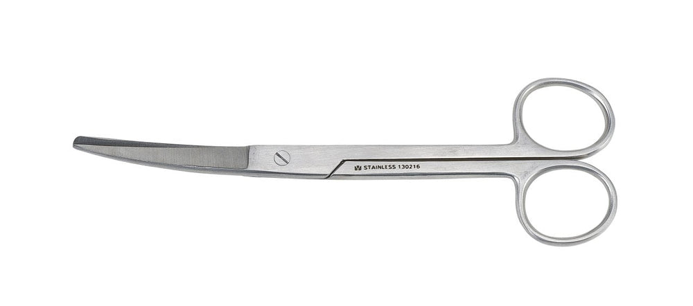 Kruuse Veterinary Scissors Curved Blunt/Sharp 16 cm