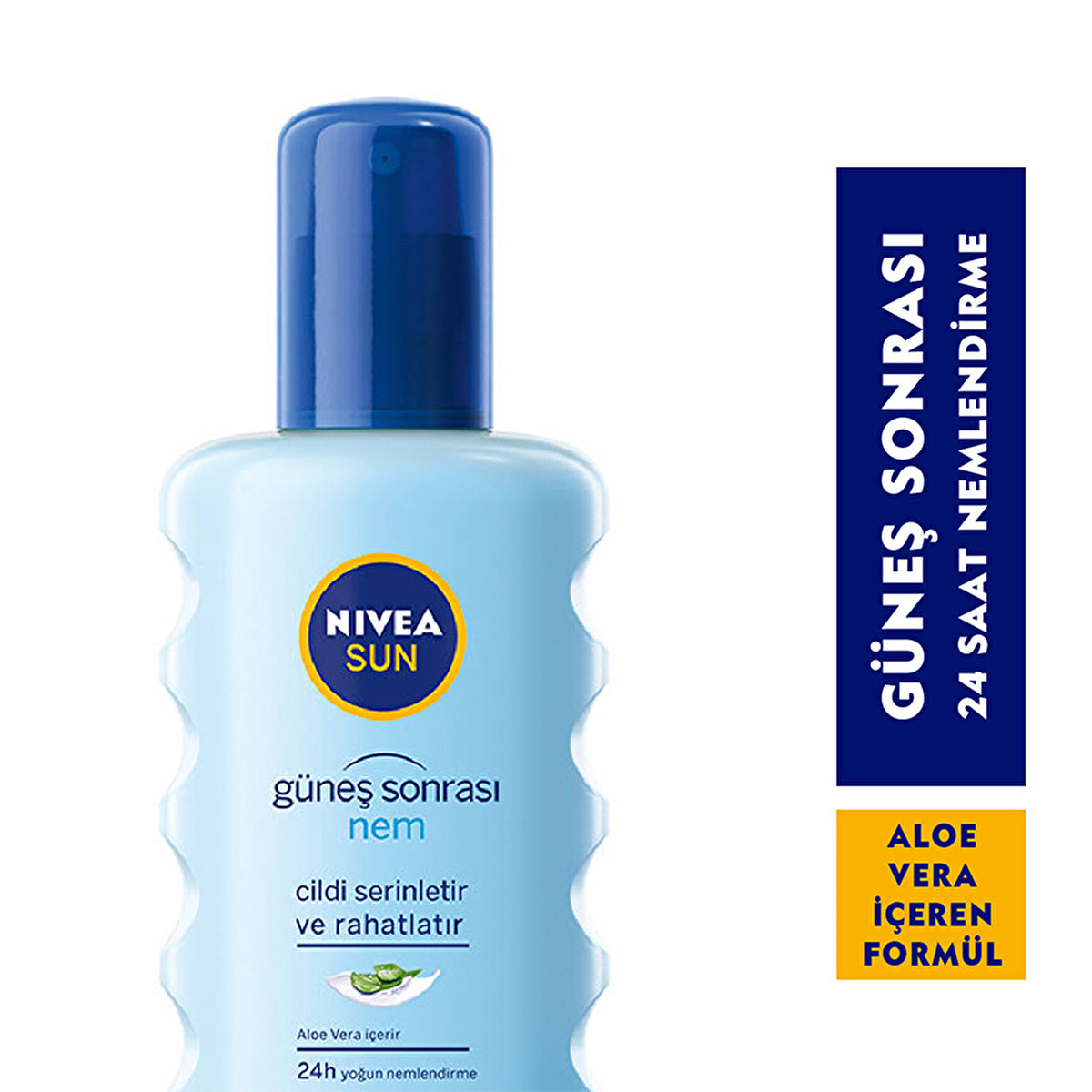 Nivea Sun After Sun Spray 200ml - Cooling Moisturizer | Aloe Vera & Hyaluronic - Image #2