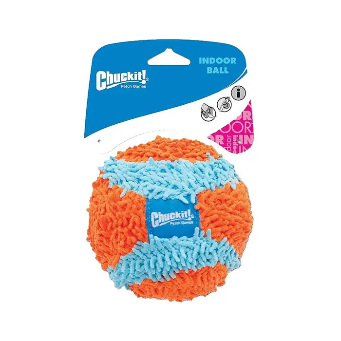 Chuckit Indoor Ball Soft Fabric Dog Toy for Safe Play 12cm