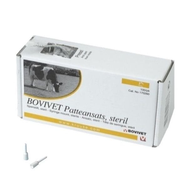 Kruuse Bovivet Plastic Teat Cannulas for Injections 100 Count