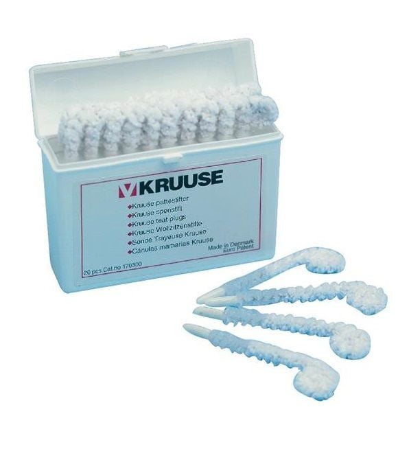 Kruuse Colombus Teat Cannula with Bristles 20 Count