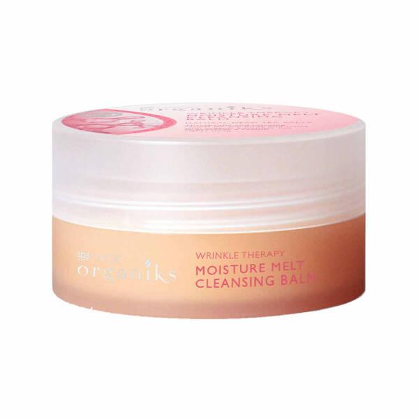 Dead Sea Spa Magik Organiks Moisture Melt Cleansing Balm - Natural & Organic Skincare for Dry & Sensitive - Makeup Remover