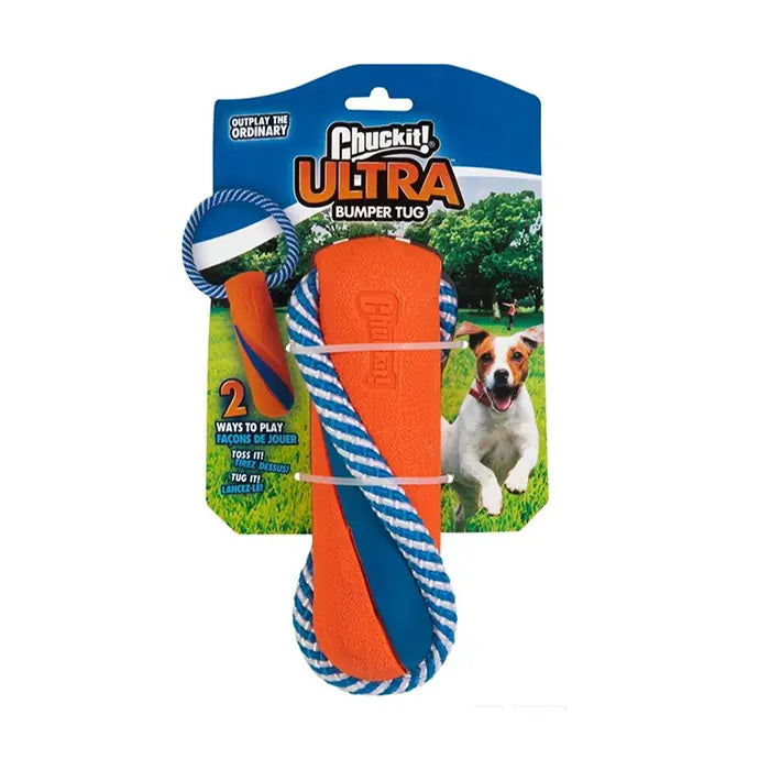 Chuckit Ultra Bumper Tug Durable Dog Toy for Fetch and Play