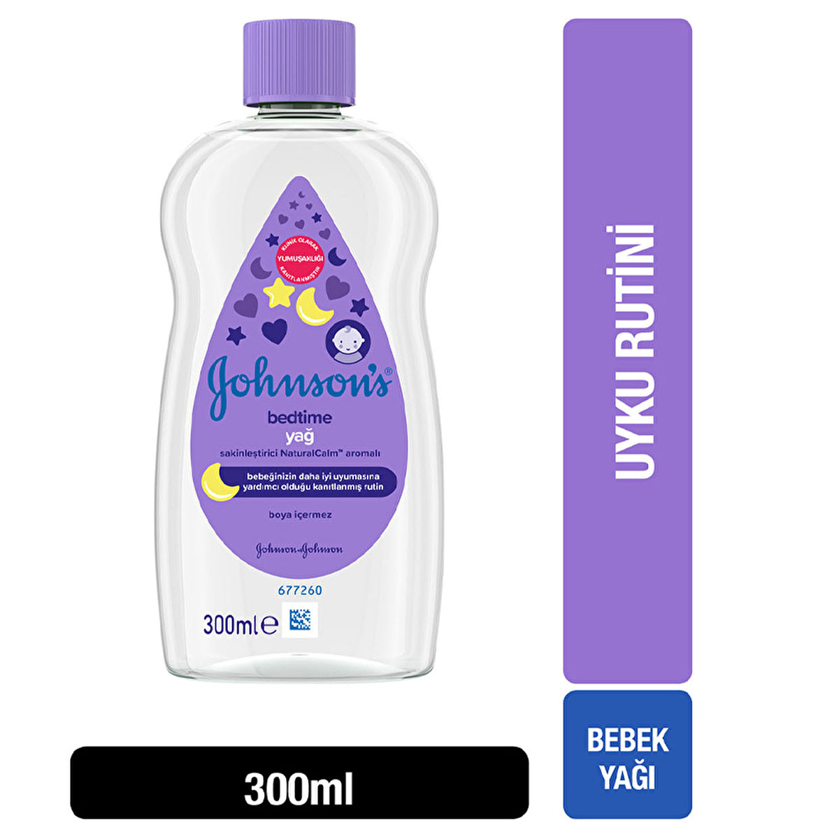 Johnson's Baby Bedtime Oil 300ml - Clinically Proven Sleep Routine