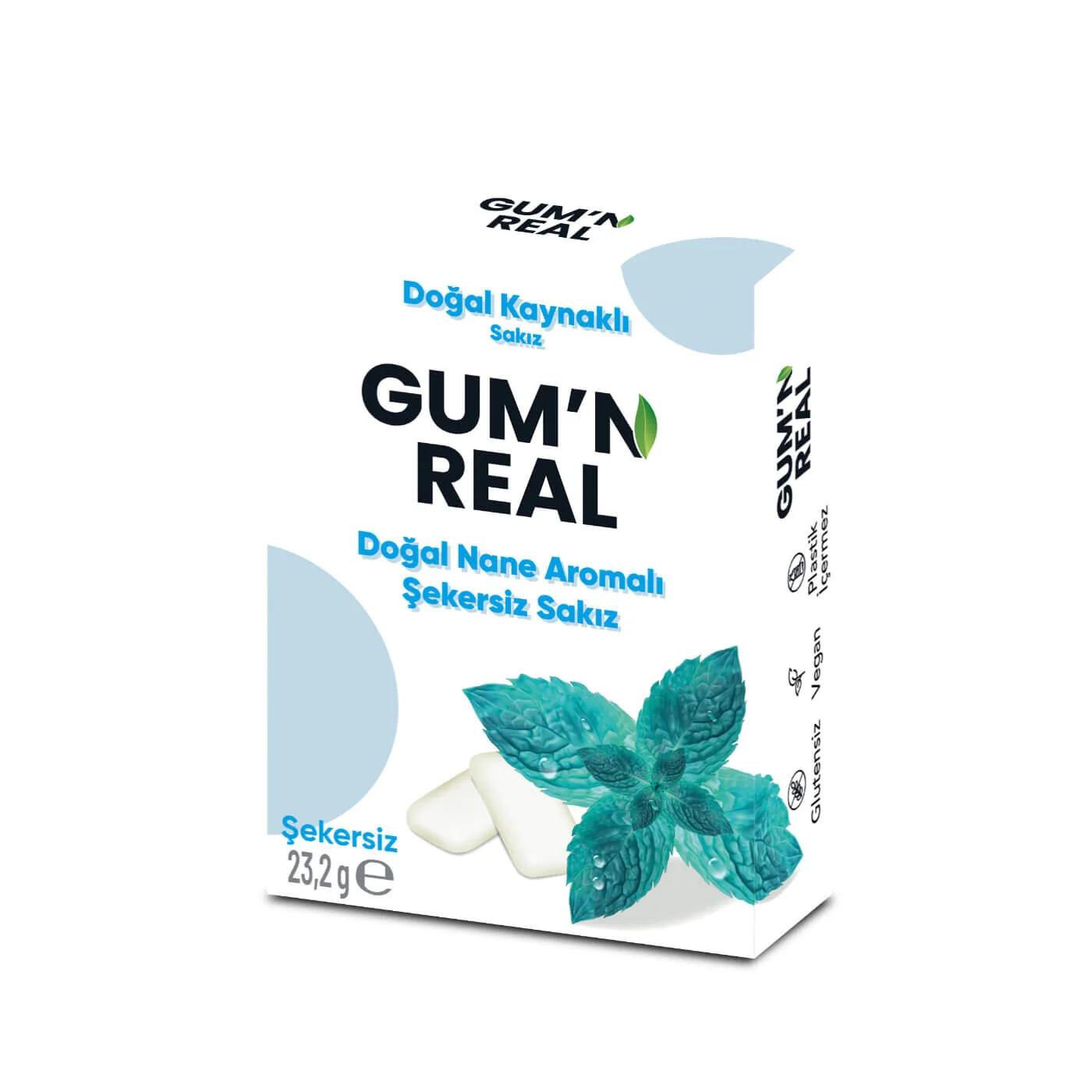Gumn Real Mint Flavored Gum for Fresh Breath 232g