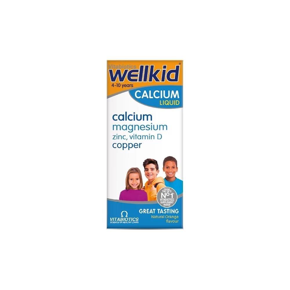 Vitabiotics Wellkid Calcium Liquid 150 ml - Calcium Supplement for Kids with Vitamin D3 Vitabiotics Wellkid Calcium Liquid - Kids Calcium Supplement Calcium supplement for kids, Children&#39;s liquid calcium, Vitamin D3 supplement for children, Magnesium and zinc for kids, Vegetarian nutritional supplements, Kids health supplements, Liquid calcium for children, Natural health products for kids, Children&#39;s vitamin D3, Kids mineral supplements