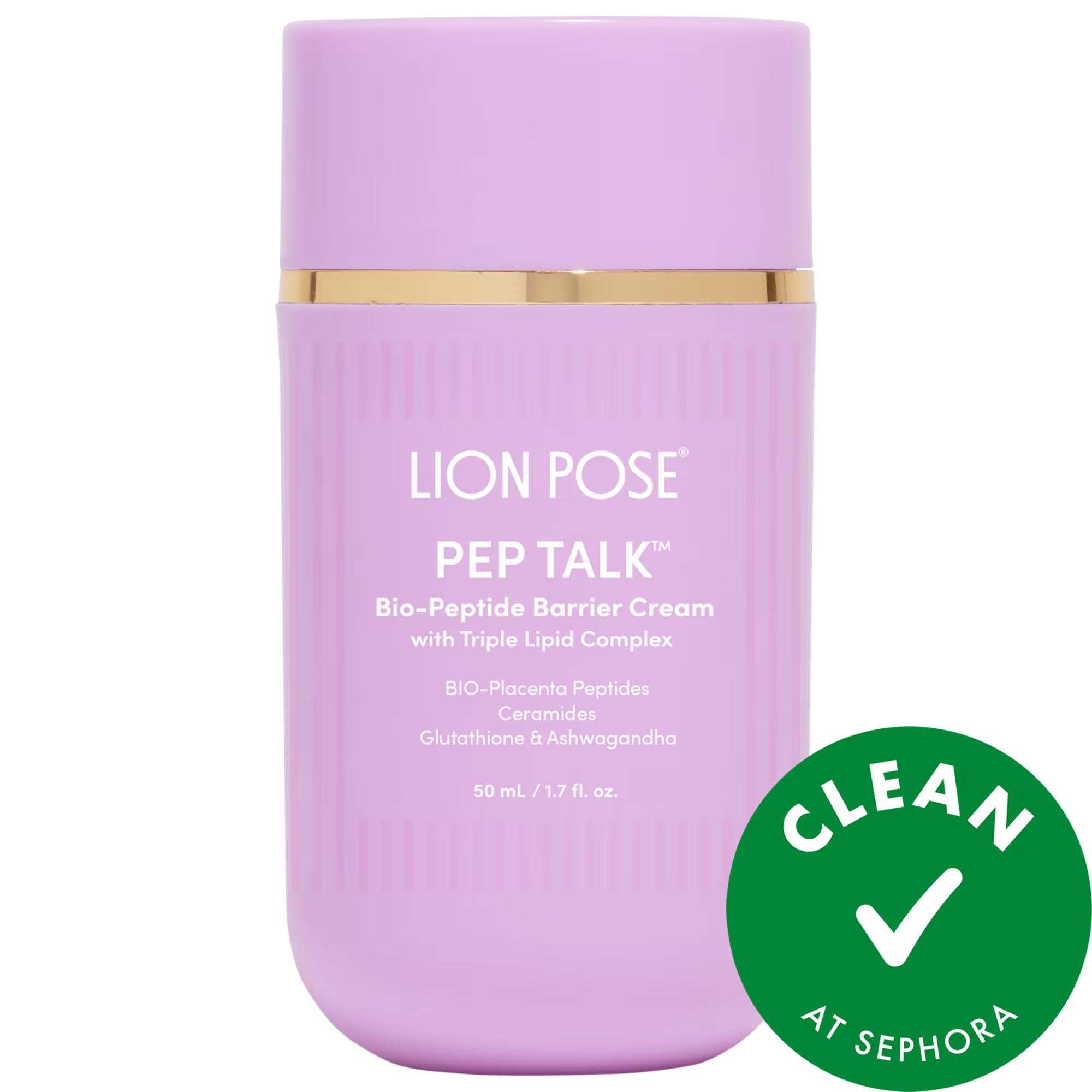 Pep Talk Barrier Repair Cream with Peptides + Ceramides + Triple Lipid Complex - Vegan, Non-Comedogenic Moisturizer for Dry, Sensitive Skin Pep Talk Barrier Repair Cream - Vegan Moisturizer for Dry Skin barrier repair cream, vegan skincare, ceramides moisturizer, non-comedogenic cream, anti-aging skincare, dry skin solution, retinol users, sensitive skin care, vegan moisturizer, gluten-free skincare, cruelty-free products, skin hydration, redness reduction, collagen production, skin barrier support