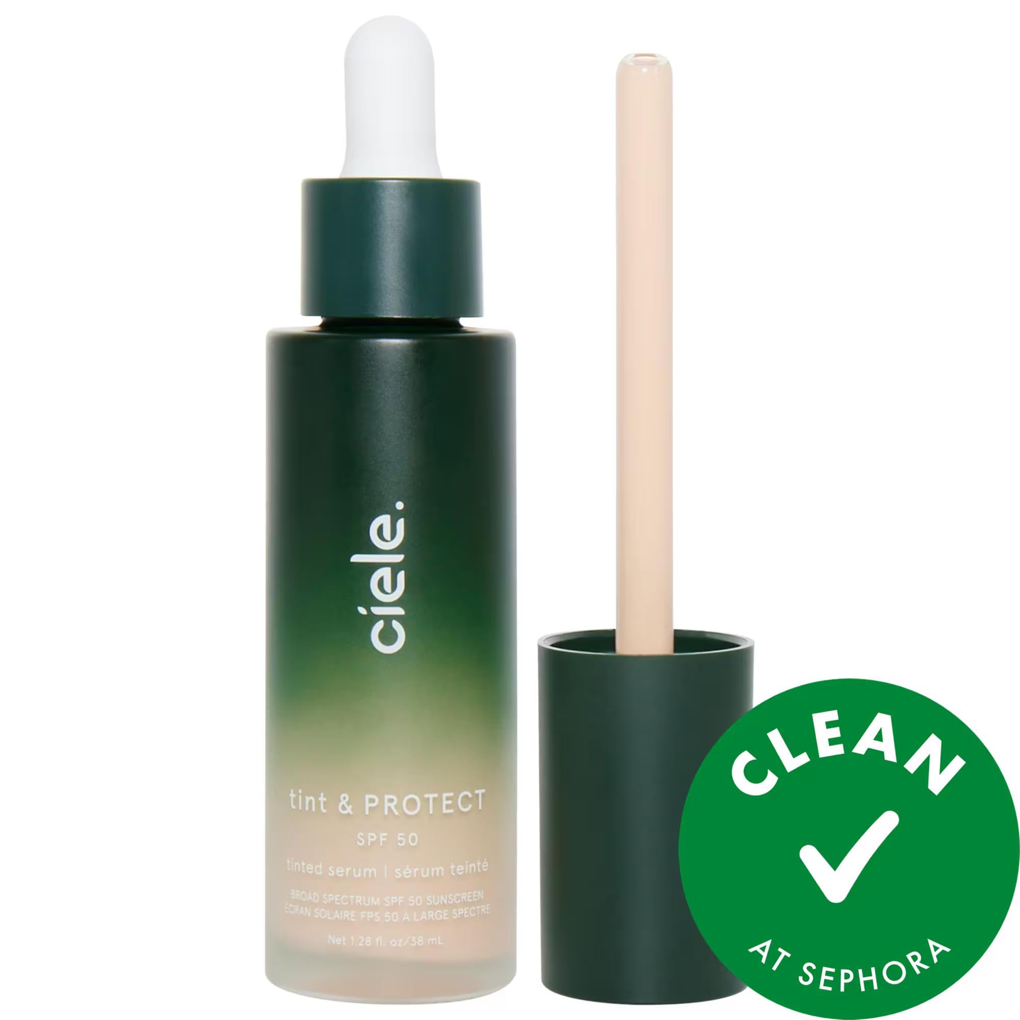 tint & PROTECT - Vegan Tinted Serum Foundation with SPF 50+ - Medium Coverage, Natural Finish tint & PROTECT Tinted Serum Foundation SPF 50+ tinted serum foundation, SPF 50+ makeup, vegan skincare products, natural finish foundation, gluten-free cosmetics, cruelty-free beauty products, liquid foundation, medium coverage, weightless makeup, eco-friendly beauty, skincare makeup, everyday foundation, sun protection makeup, non-comedogenic foundation