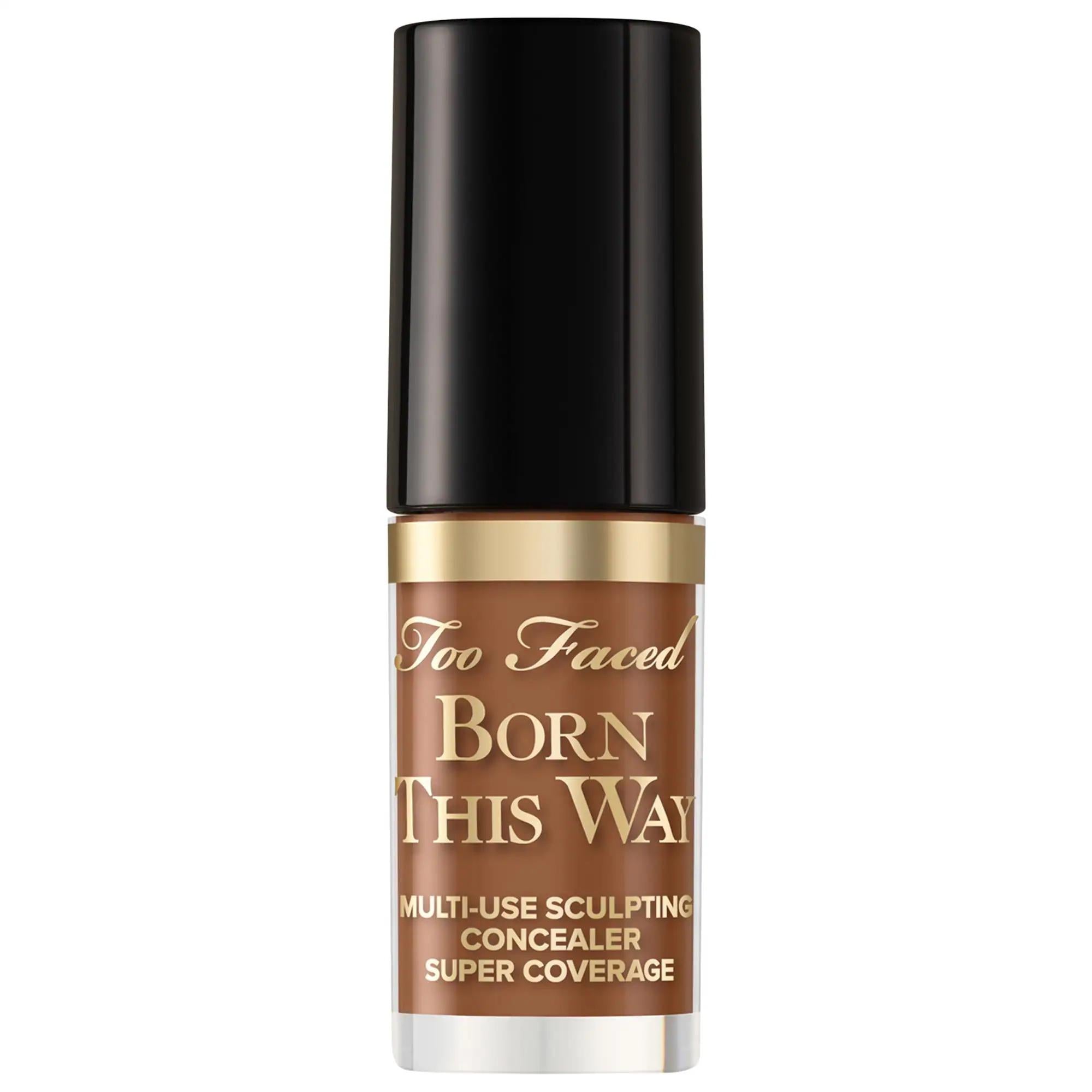 Too Faced Mini Born This Way Concealer: Full Coverage, Hydrating, Vegan &amp; Cruelty-Free for a Natural, Flawless Finish Too Faced Vegan Concealer: Full Coverage, Hydrating - Natural Finish full coverage concealer, vegan concealer, cruelty-free concealer, hydrating concealer, multi-use concealer, natural finish concealer, long wearing concealer, noncomedogenic concealer, born this way concealer, concealer for flawless skin, concealer, makeup, beauty, vegan makeup, cruelty-free makeup, hydrating makeup, multi-u