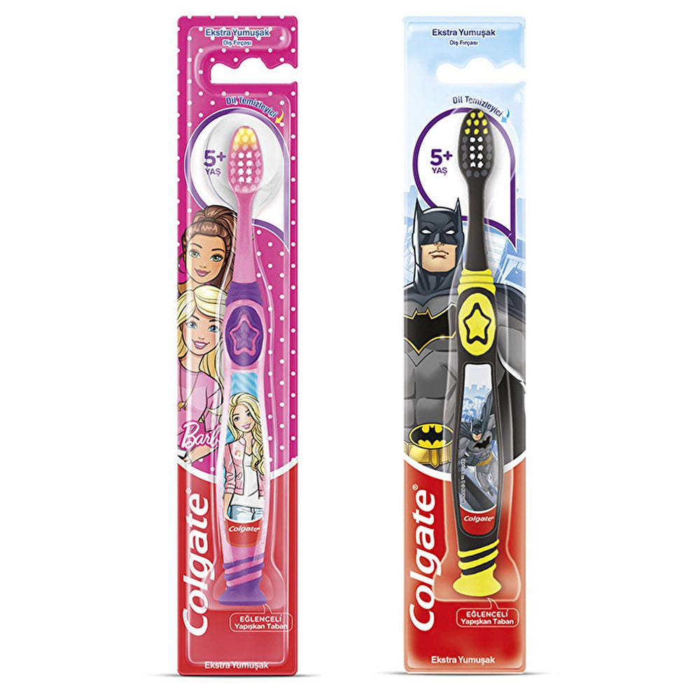 Colgate Children's Extra Soft Toothbrush (Ages 5+) - Gentle on Gums, Fun Designs - view 3