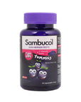 Sambucol Kids Immune Support Supplement - Chewable Elderberry Vitamins for Children with Vitamin C & Zinc Sambucol Kids Immune Support Chewable Vitamins - Boost Immunity Kids dietary supplement, Chewable vitamins for children, Elderberry supplement for kids, Immune system support for children, Vitamin C and Zinc supplement, Natural health supplements, Immune support for kids, Children's health products, Dietary supplements for kids, Kids health and wellness