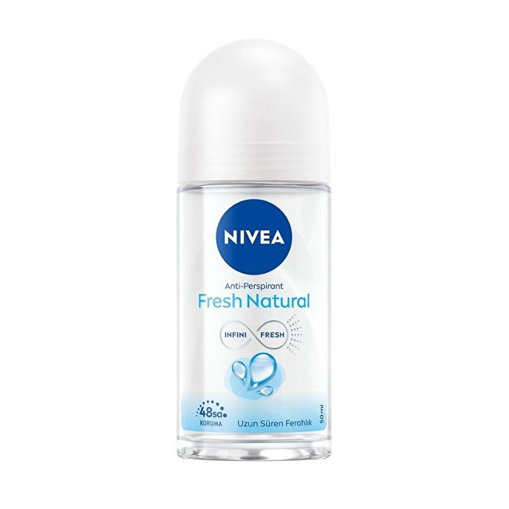 Nivea Fresh Natural Women's Roll-On Deodorant - 48 Hour Protection, Alcohol-Free, Natural Fragrance - view 3