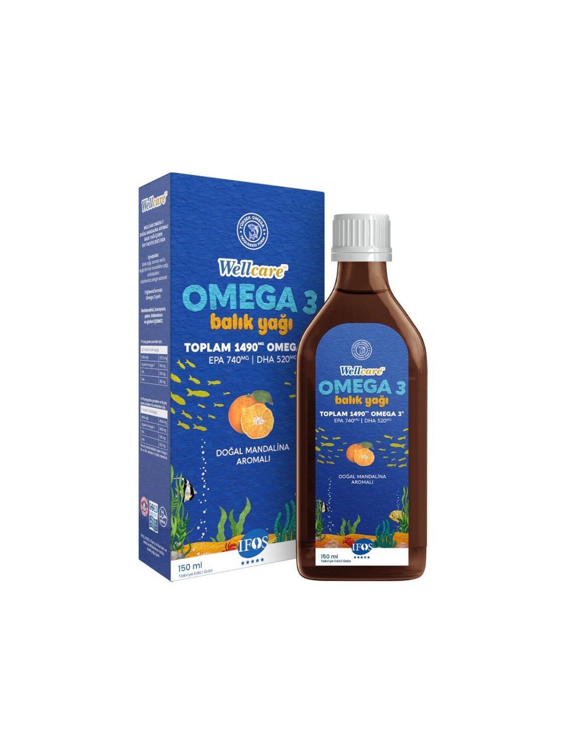 Wellcare Omega-3 Fish Oil Supplement with Natural Mandarin Flavor for Kids and Adults - 5.07 fl oz Wellcare Omega-3 Fish Oil - Natural Mandarin Flavor Omega-3 Fish Oil, Mandarin Flavored Supplement, Wellcare Omega-3, Children's Health Supplement, Natural Fish Oil for Kids and Adults, Flavored Omega-3 Supplements, Heart Health Support, Cognitive Function Support, Natural Health Supplements, Fish Oil Supplements, Health and Wellness, Dietary Supplements, Kids Health, Adult Supplements, Heart Health, Brain Hea