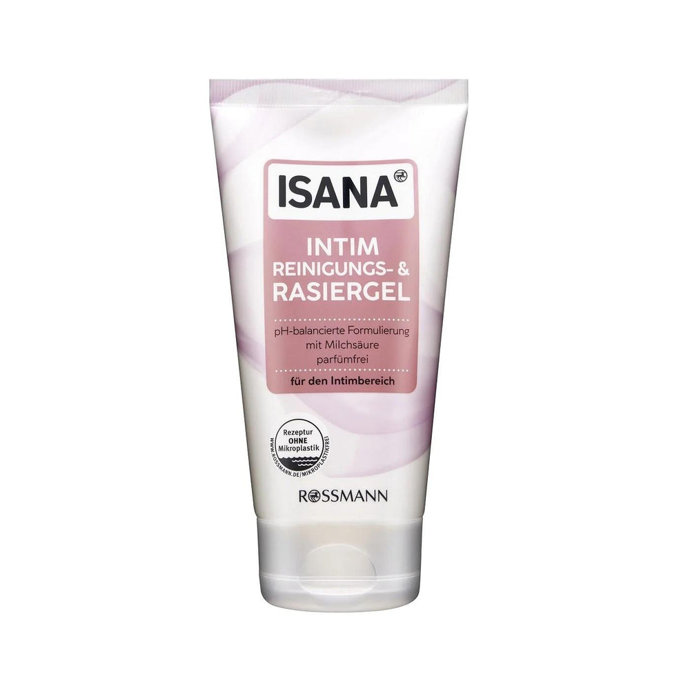Isana Intimate Cleansing & Shaving Gel for Sensitive Skin 150 ml
