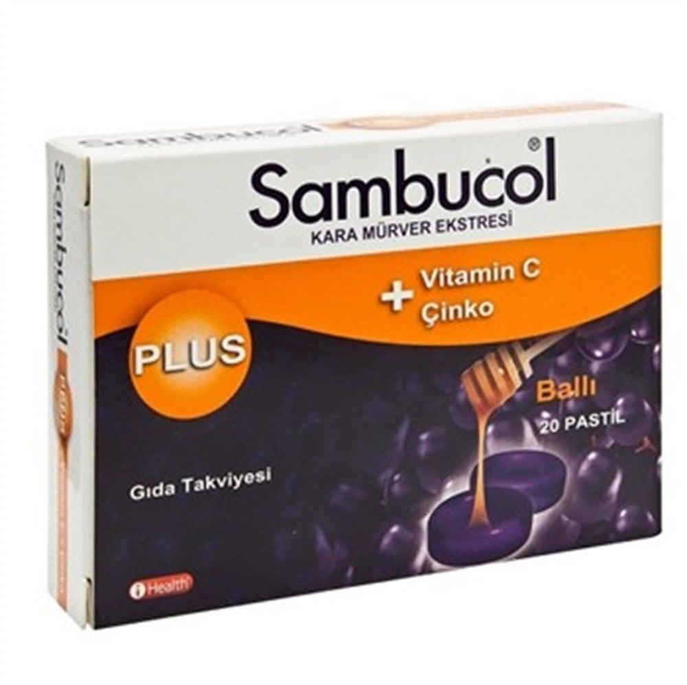 Sambucol Plus Black Elderberry Dietary Supplement with Vitamin C &amp; Zinc - Boosts Immune System Support - 20 Tablets - image 3