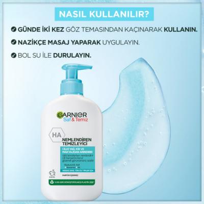 Garnier SkinActive Hydrating Facial Cleanser: Gentle Hyaluronic Acid Face Wash for Daily Pore Minimizing & All Skin Types, 8.45 fl oz Garnier Hydrating Facial Cleanser: Pore Minimizing & Gentle! Garnier facial cleanser, hydrating cleanser, pore minimizing cleanser, hyaluronic acid cleanser, ceramide facial wash, gentle face wash, daily facial cleanser, all skin types cleanser, facial cleanser, face wash, hydrating face wash, hyaluronic acid face wash, ceramide cleanser, gentle cleanser, daily cleanser, all 
